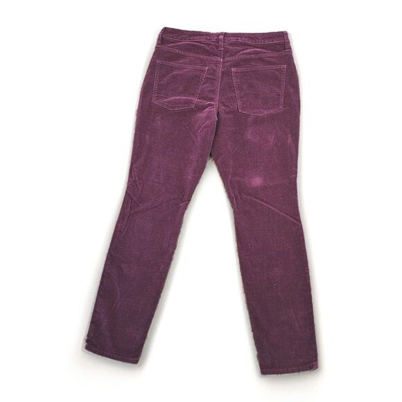 universal thread Size 8/29R corduroy High Rise Skinny Maroon pants - Picture 6 of 7